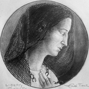 Liberty in Humility II - Original Pencil Drawing